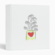 Love of Golf Vinyl Binders