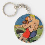 Love on Skis Keychains