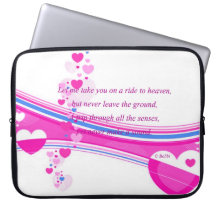 Love on Solid Ground 2 Laptop Computer Sleeves