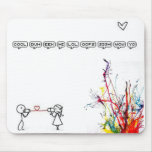 love on the linee mouse pad