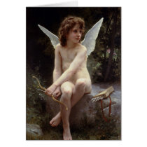 Love on the Lookout by William Bouguereau Cards