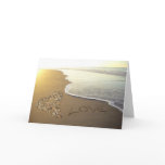 Love on the Sandy Beach Shore cards