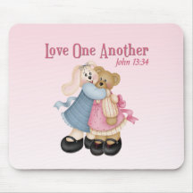Love One Another Mouse Pads