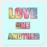 Love One Another Peace T-shirts and Gifts Sticker