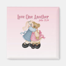 Love One Another Refrigerator Magnet