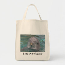 Love our Oceans Tote Canvas Bags