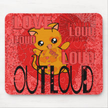 Love Out Loud - More Hearts Mousepads
