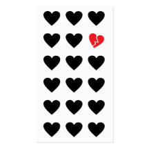 love outcast business card templates