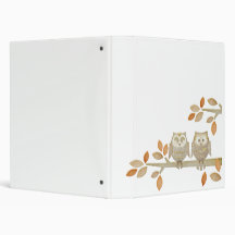 Love Owls in Tree Binder