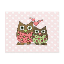 Love Owls Postcards