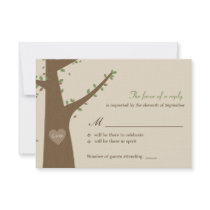 Love Owls Wedding RSVP / Response Card