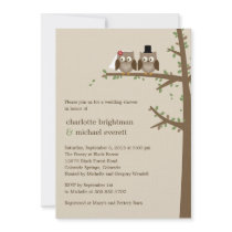 Love Owls Wedding Shower/Rehearsal Dinner Invites