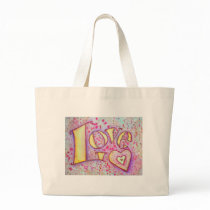 Love Painting Tote Bag