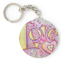 Love Painting Keychain