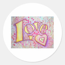 Love Painting Stickers