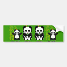 Love Panda® Bumper Sticker