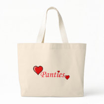 Love Panties Canvas Bags