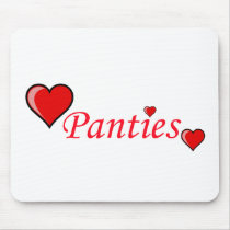Love Panties Mouse Mats