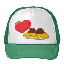 Love pasta!  Customizable: Hats