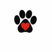 LOVE Paw~Cut-Out Key Chain Cut Outs