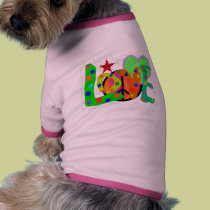 Love PEACE & Harmony T-Shirts and Gifts pet clothing