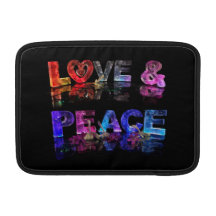 Love & Peace MacBook Air Sleeves