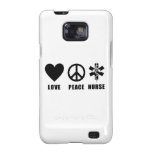Love Peace Nurse Samsung Galaxy SII Cover