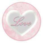 Love Pearl Heart Sticker