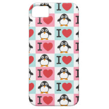 Love Penguin for  iPhone 5 iPhone 5 Case