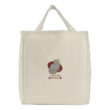 Love Persian Embroidered Tote Bags