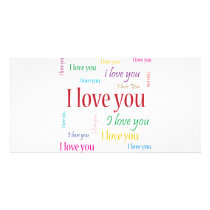** LOVE ** PHOTO GREETING CARD