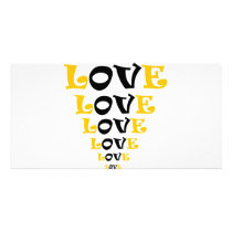** LOVE ** PHOTO CARD TEMPLATE