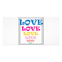 ** LOVE ** CUSTOM PHOTO CARD