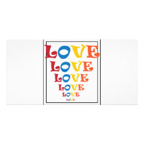 ** LOVE ** CUSTOM PHOTO CARD