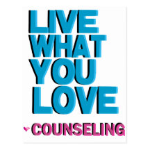 Love Pink Counseling Gifts Post Cards