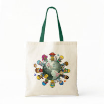 Love Planet Earth: Unite for Peace Tote Bags