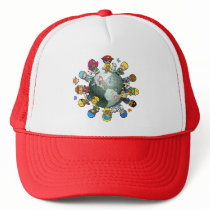 Love Planet Earth: Unite for Peace Trucker Hats