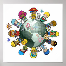 Love Planet Earth: Unite for Peace Print