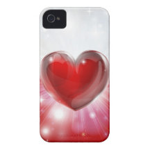 Love Poland flag heart background iPhone 4 Case-Mate Cases