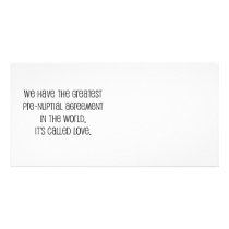 "Love Pre-Nup" Marriage quote