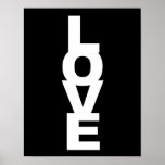 Love Print Black