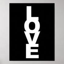 Love Print Black