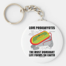 Love Prokaryotes Most Dominant Life Forms On Earth Key Chain