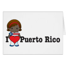 Love Puerto Rico Greeting Cards