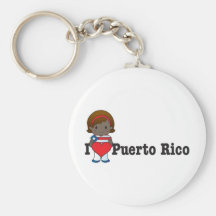 Love Puerto Rico Key Chain