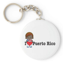 Love Puerto Rico Key Chain