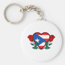 Love Puerto Rico Keychain