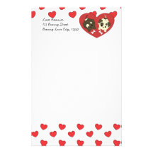 Love Puppies Stationery Design