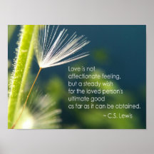 Love Quote Nature Photography Poster