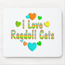 Love Ragdoll Cats Mousepad